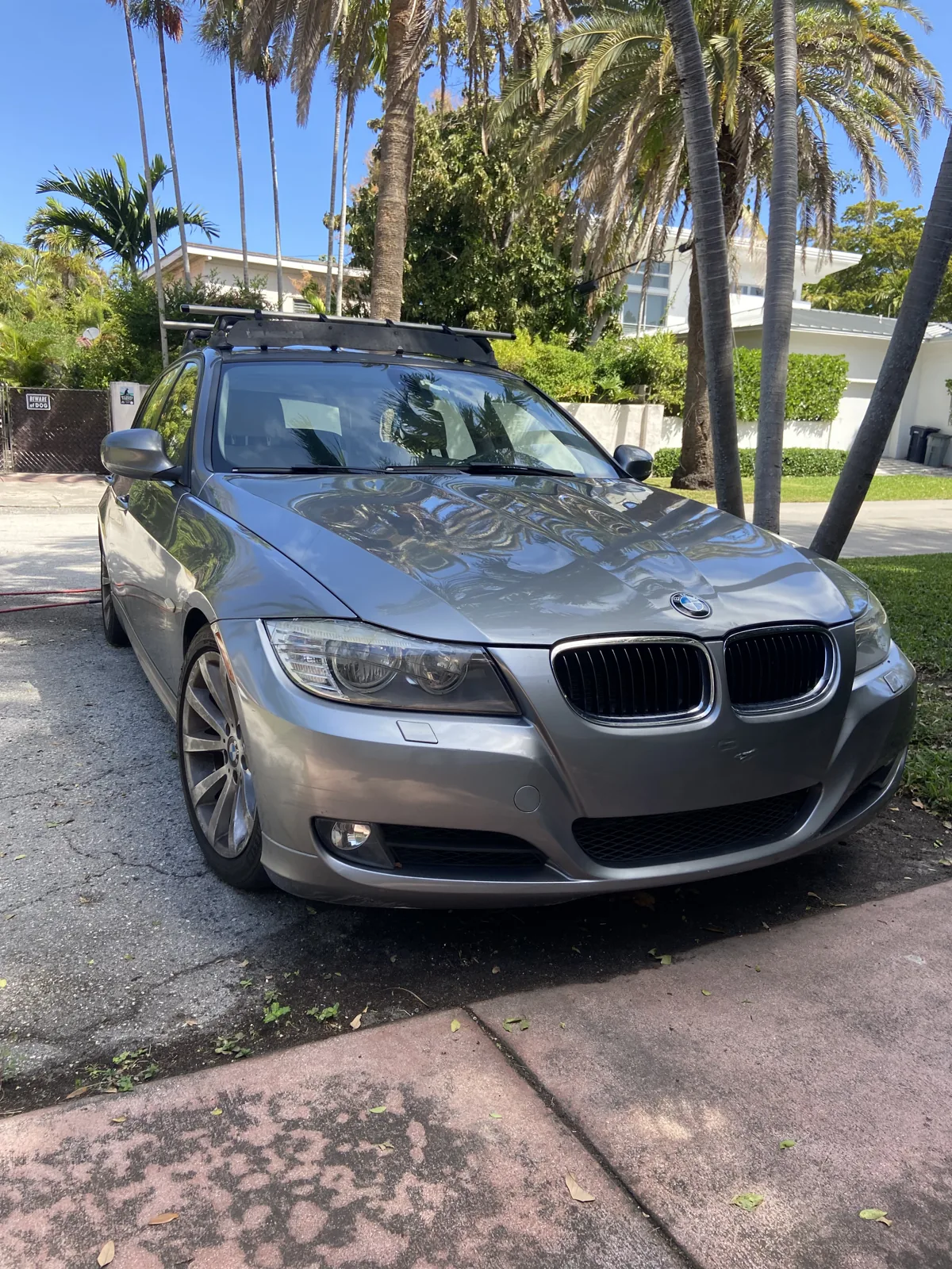 Luxury sedan detailed by LaCreme Miami